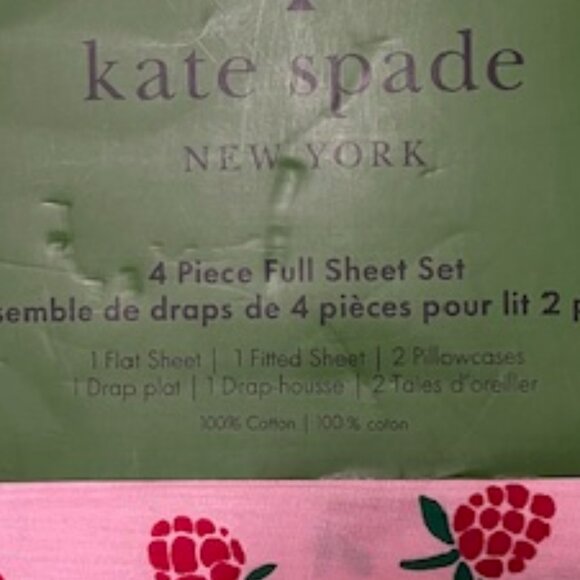 Kate Spade 4 Piece Full Sheet Set - Picture 6 of 11